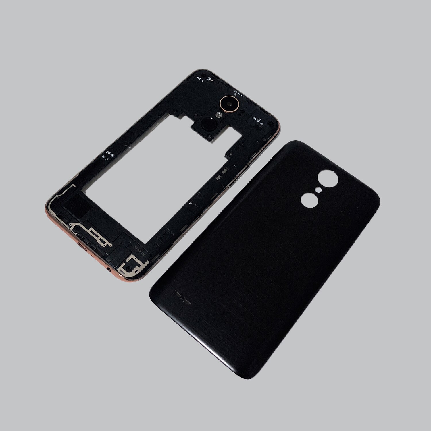 Behuizing Voor LG K10 M250 M250N M250E M250DS Midden Frame Cover 1 Sim/2 Sim + Batterij Back cover