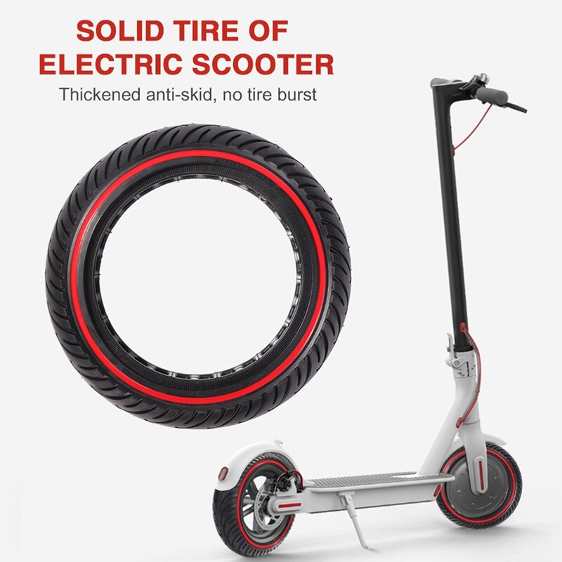 Electric scooter honeycomb solid tires damping anti-skid scooter hollow vacuum tires parts for  m365 per