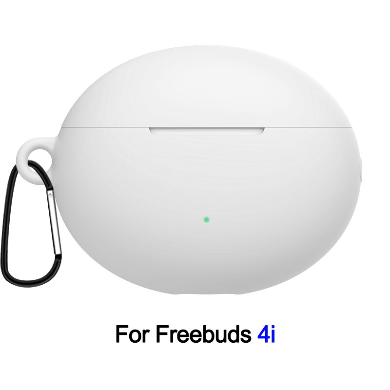 Silicone Protective Case For Huawei Freebuds 4i Earphone Cases Cover For Huawei Freebuds 4 i Free Buds 4i freebuds4i Cases: white for buds 4i