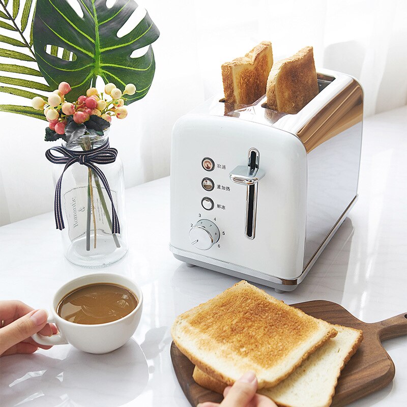 Stainless Steel Multi-Function Toaster Automatic Household Small Toaster Breakfast Toaster