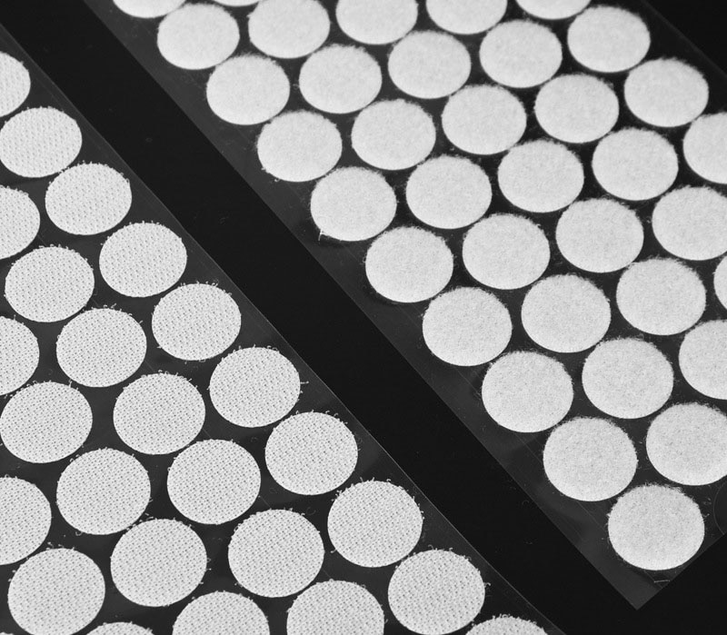 Dot punch type velcro, nylon double-sided strong back adhesive buckle with pin buckle, quiet book round velcro