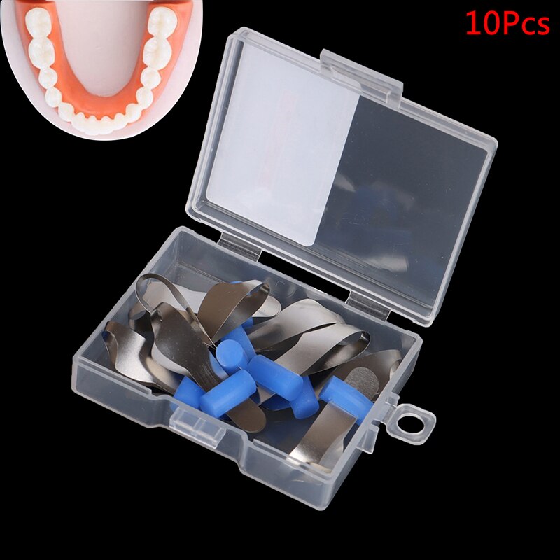 Dental Twin Anterior Matrices Dental Orthodontic Sectional Contoured Metal Matrice Polyester Matrice Dentist Matrix Material: Default Title