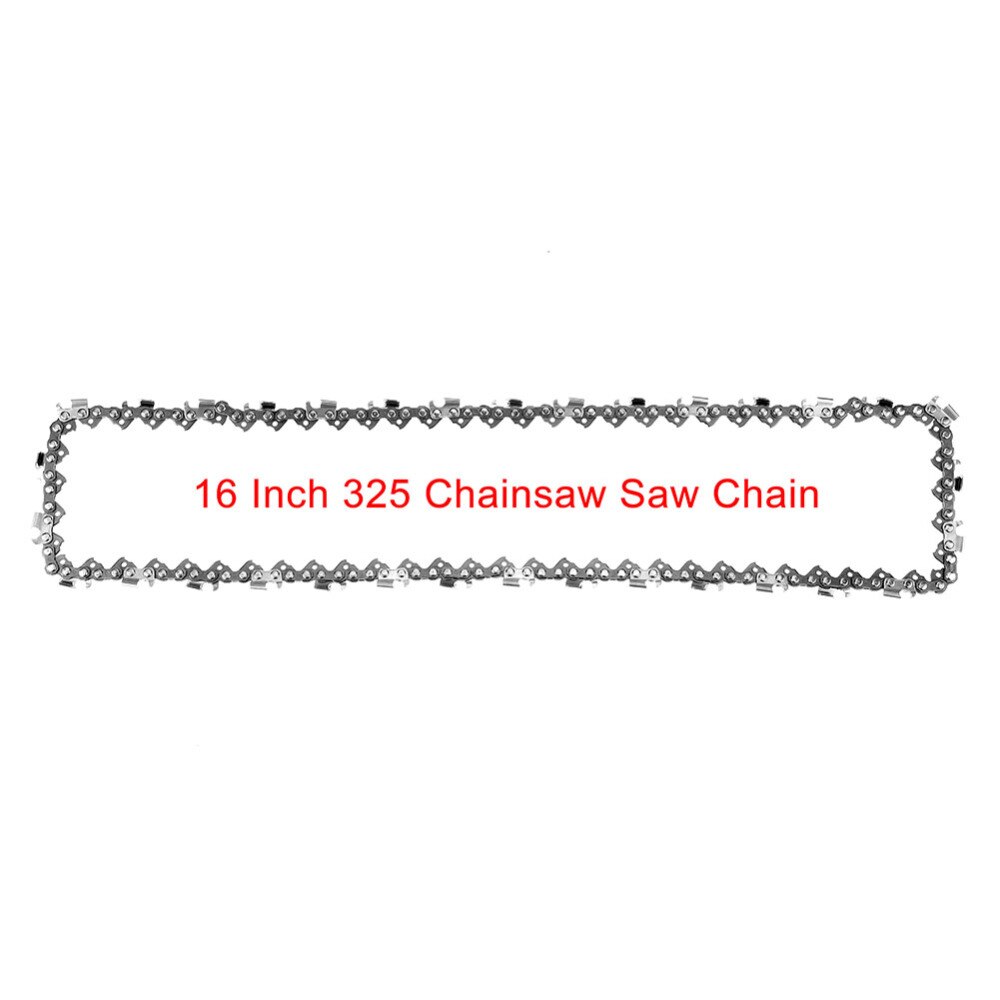 16 tommer savkæde metal 325 motorsav kædesave reservedele udskiftning passer til 325 savkæder sort sølv