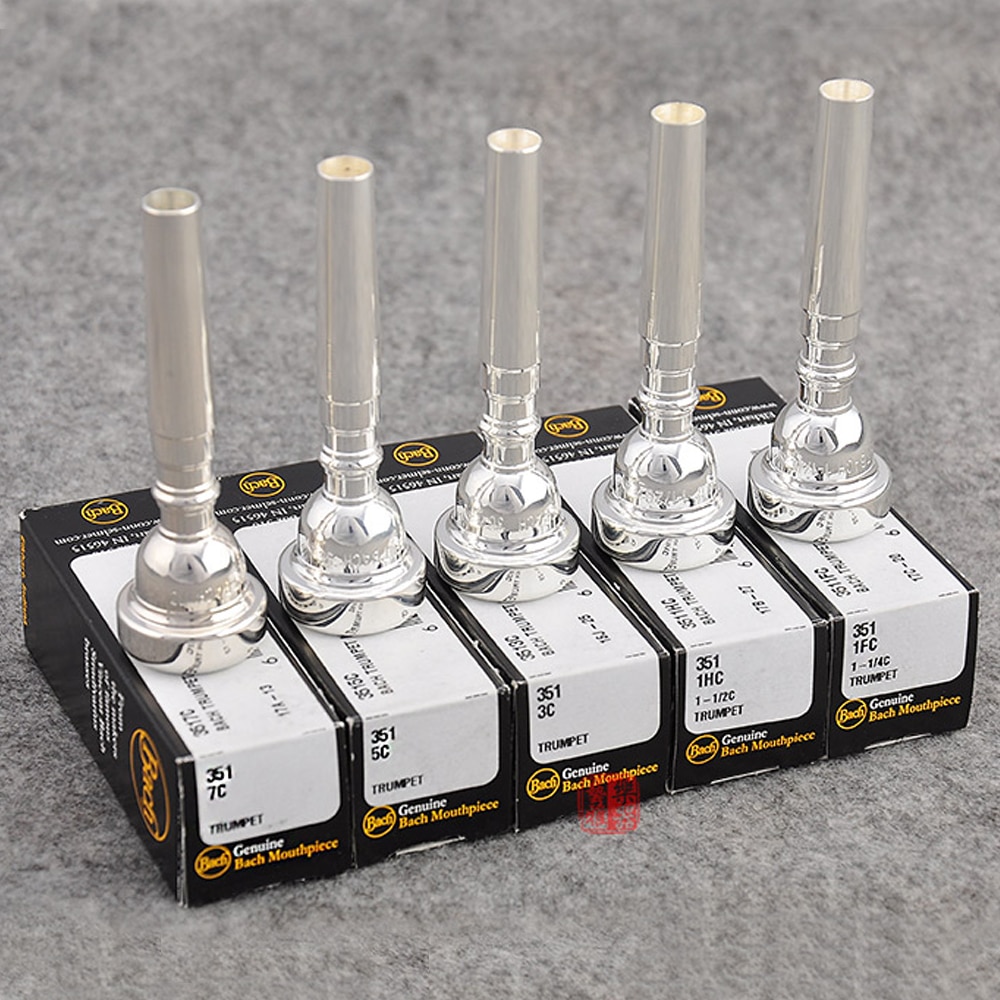 Professionelle Original Musik Schicker Club 351 Serie Standard Trompete Mundstück 1HC 3C 5C 7C Silber-überzogene