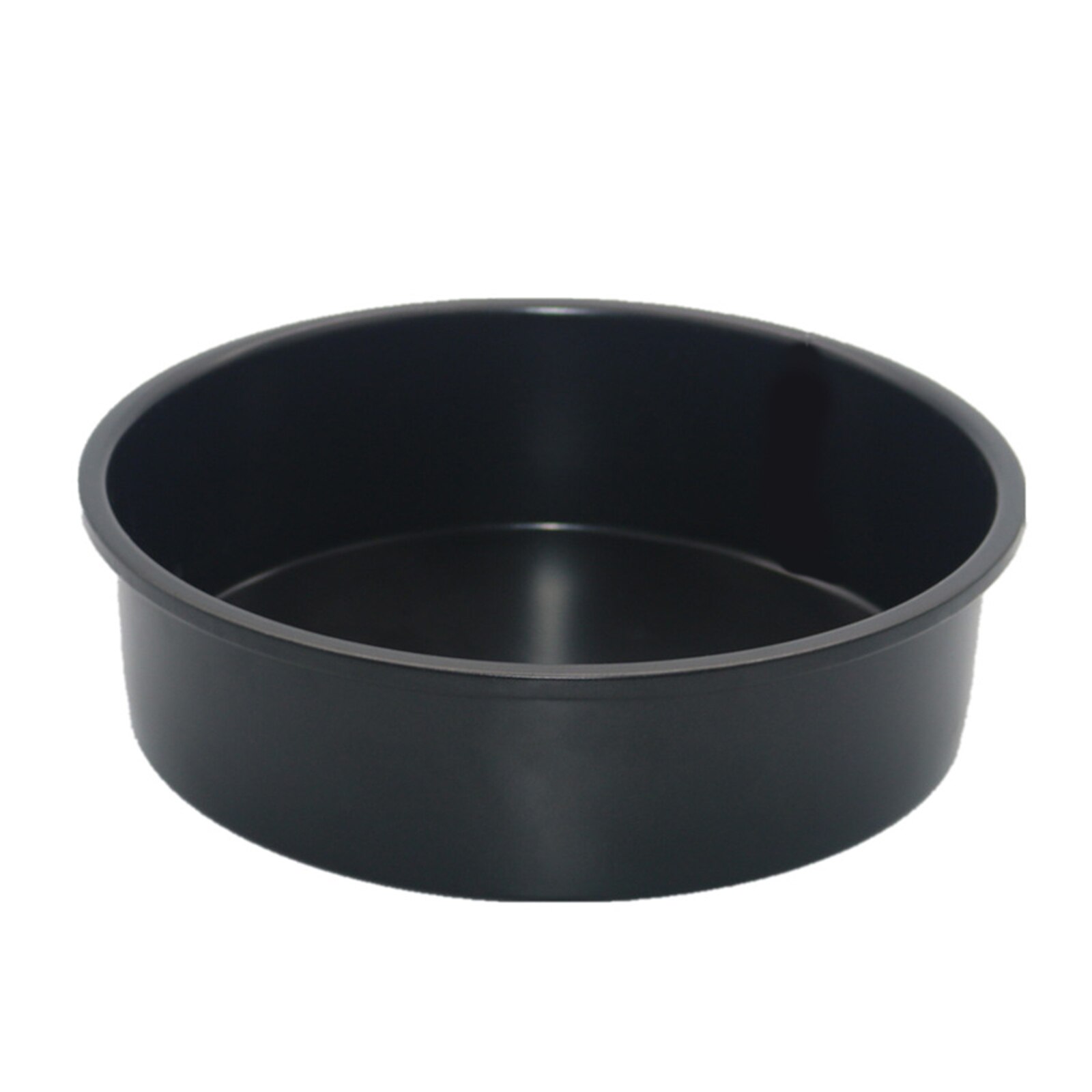 8 Inch Round Cake Pan Set With Removable Bottom Aluminum Alloy Chiffon Cake Mold Mould Round Cakes Tins: black