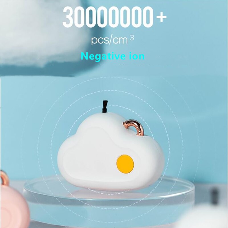 2Pack Mini Portable Air Purifier, Wearable Air Purifier Necklace USB Air Cleaner for Small Space Air Freshener