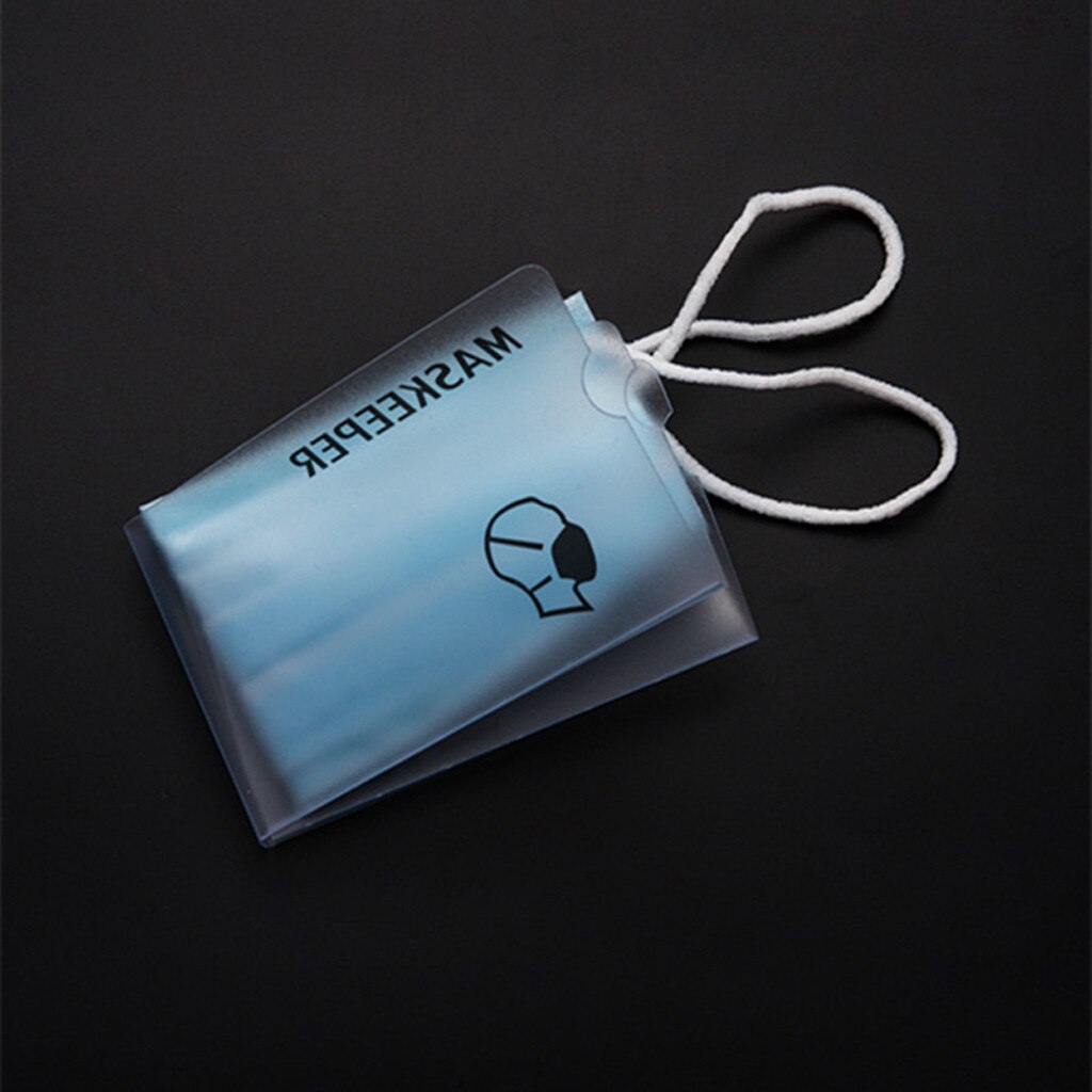 1PC Faltbare Maske Lagerung Clip Kunststoff Portable Storage Tasche Nette Maske Box Maskeeper Organizer Container Fall Maske Keeper