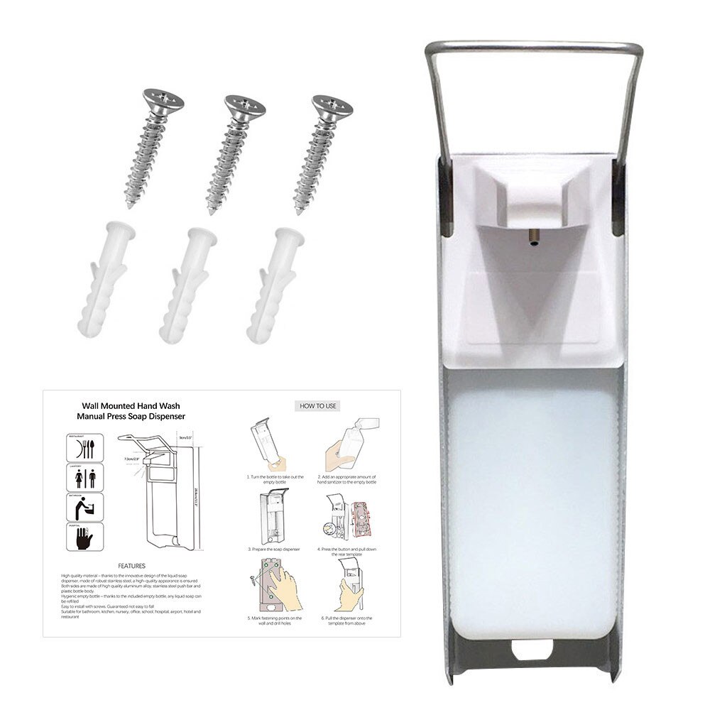500ml Household Washing Hand Washer Press Type Soap Dispense Soap dispenser drops machine press