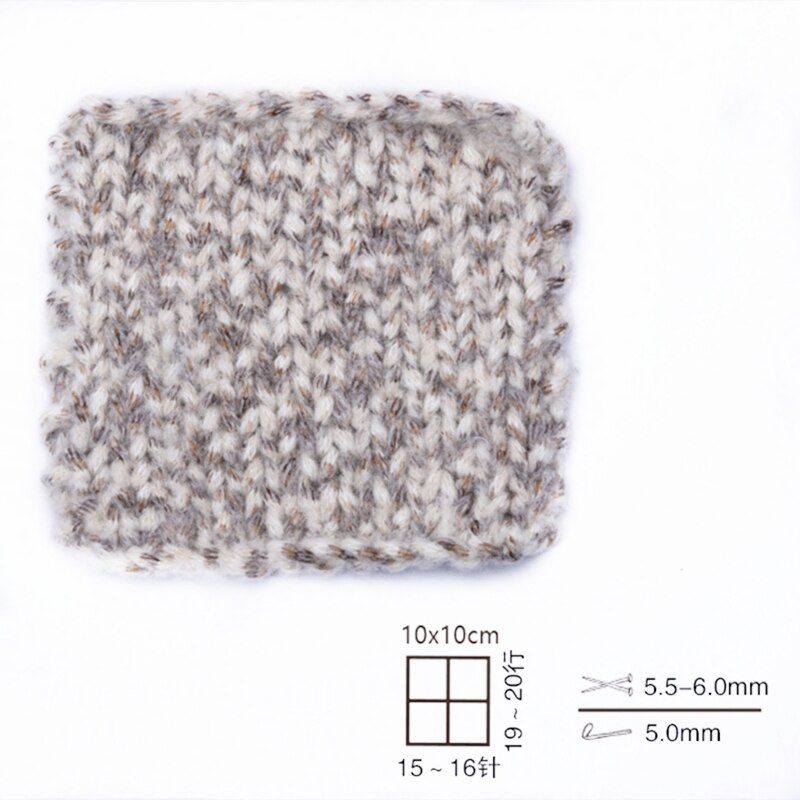 50g/ball medium thick hand woven wool yarn color dot pattern thick thread group handmade scarf thread