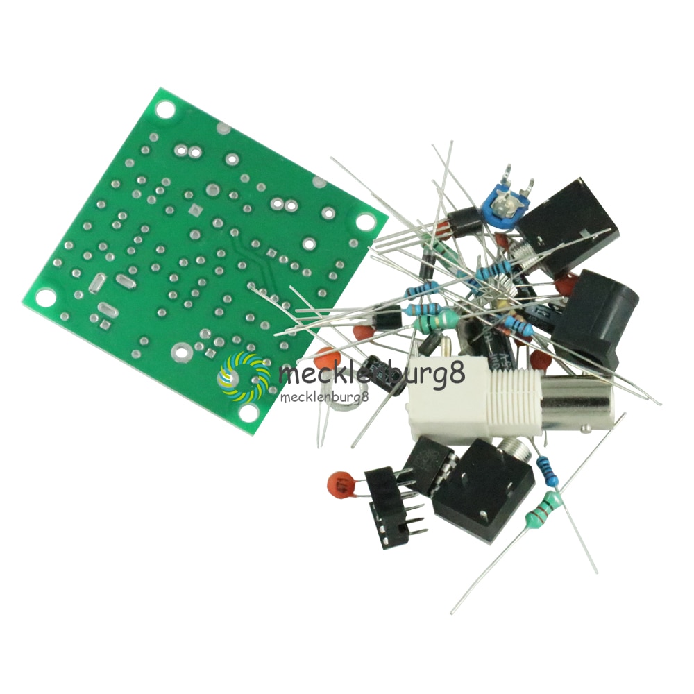 1 set självradio 40m cw kortvågssändare qrp pixie kit mottagare 7.023-7.026 mhz kortvågssändare  dc 9v-14v i lager