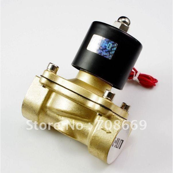Vesi kaasu ilma polttoaine nc solenoidiventtiili 1 " bspp 110 vac