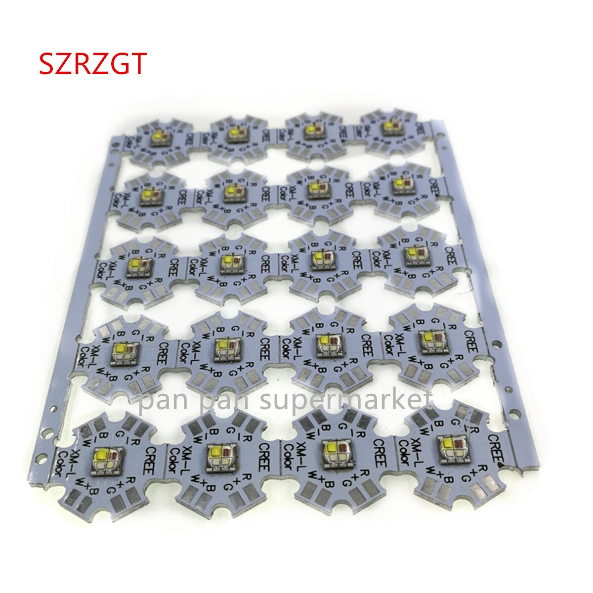 10w Cree XLamp XM-L RGBW RGB White Color LED Emitter 4-Chip 20mm Star PCB Board