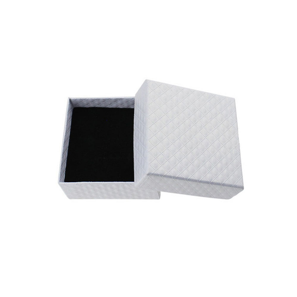 3 tipos de tamaño a rayas Rosa forma caja joyas para COLLAR COLGANTE pulsera anillo pendiente joyería almacenamiento caja: 9