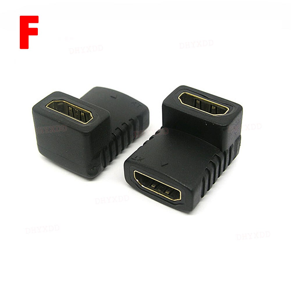 1PCS Mini Micro HDMI Cable Connector Adapter DVI HDMI-compatible Male to Female Converters for 1080P HDTV Cable Adaptor Extender: F