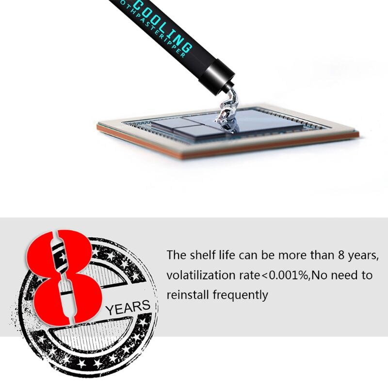 Płynny metal chłodzący termoprzewodzący silikon robić procesora GPU ciecz chłodząca ultra 128W/mK 1.5g 3g smar złożony robić chłodzenia