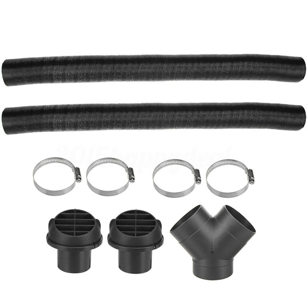 1 Set of Car Duct Air Discharge Pipe Replace Vehicle Heater Air Outlet Tube