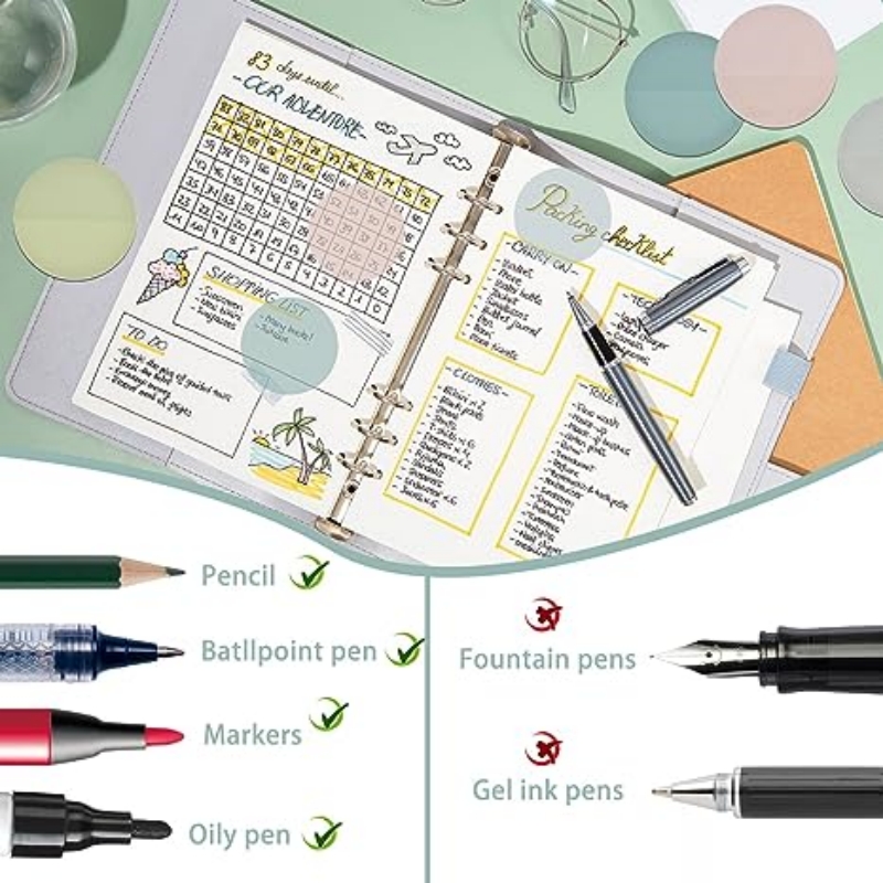 400 foglietti adesivi Morandi, etichette adesive traslucide rotonde trasparenti impermeabili, linguette adesive per annotare libri