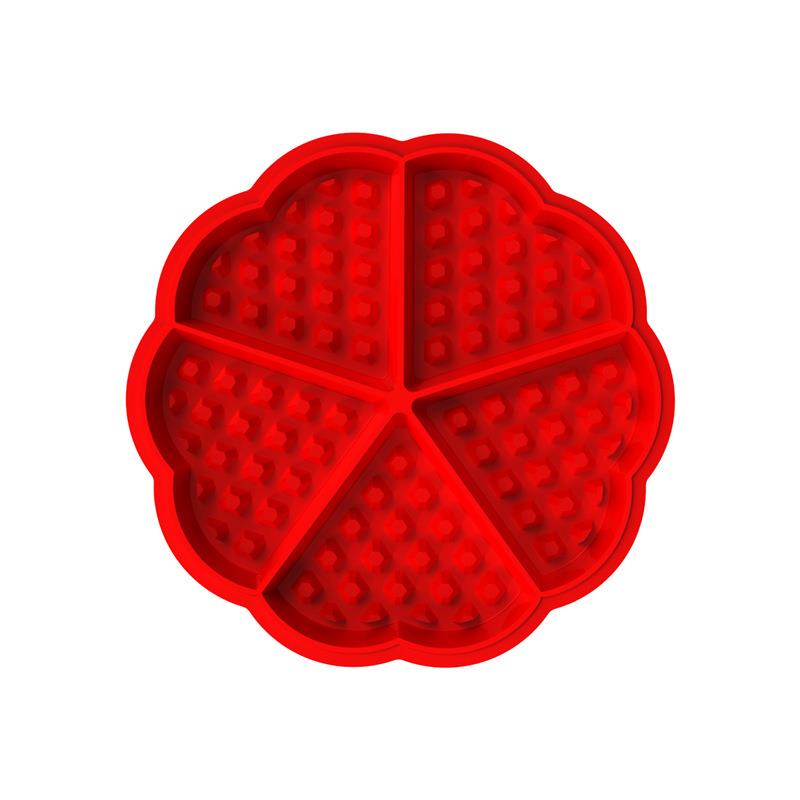 1 pz stampo per cialde in silicone fai da te cialda stampo per cottura al cioccolato torta fai da te Bakeware creatore padella accessori da cucina strumenti di cottura: 1