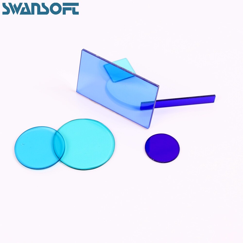 Optical blue glass cyan filter Visible light filter QB21