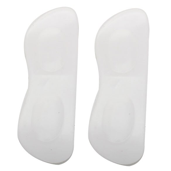 1 Paar Silicone Gel Inlegzolen Fasciitis Heel Pain Relief Huid Crack Hiel Gel Binnenzool Kussen Siliconen Pads Voetverzorging