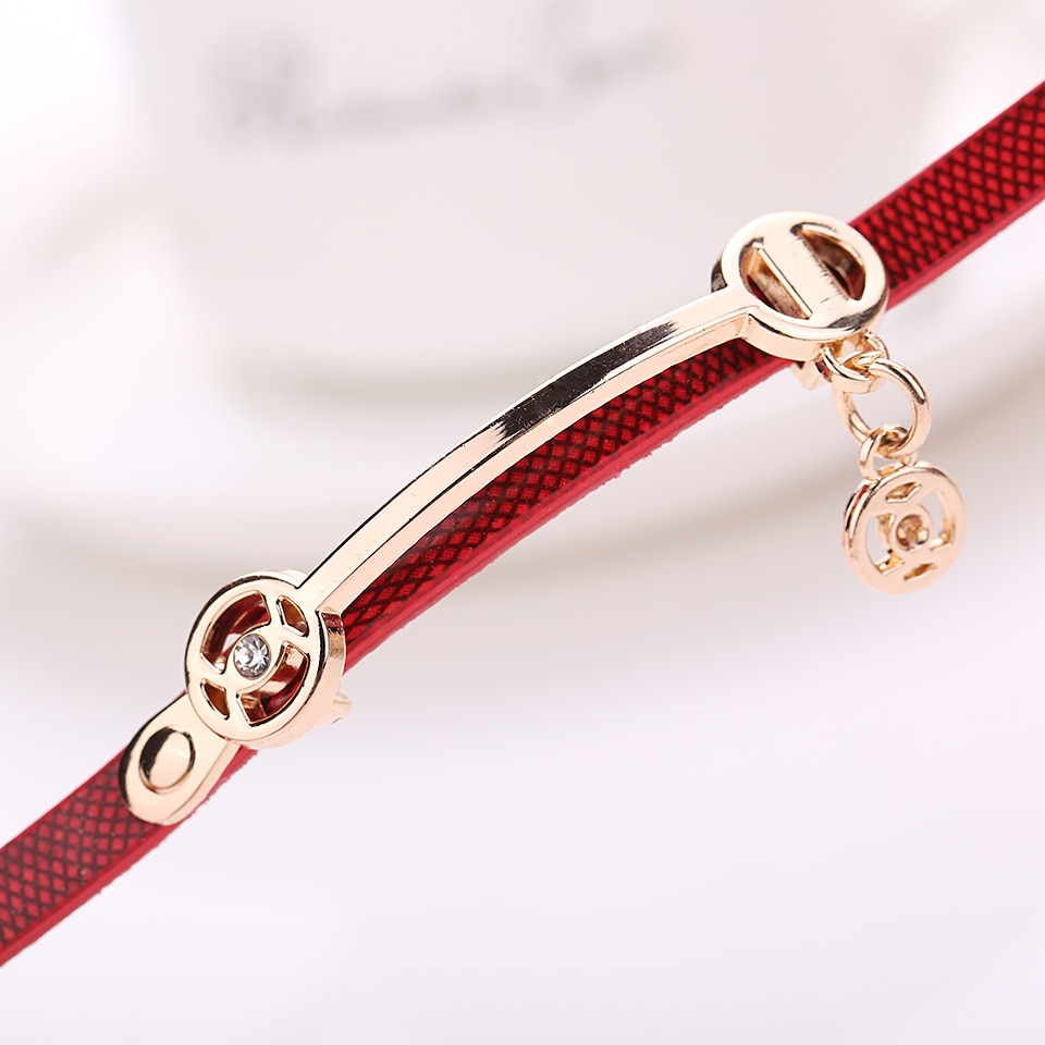 Reloj de pulsera con correa de Metal para mujer, de cuarzo, de ,