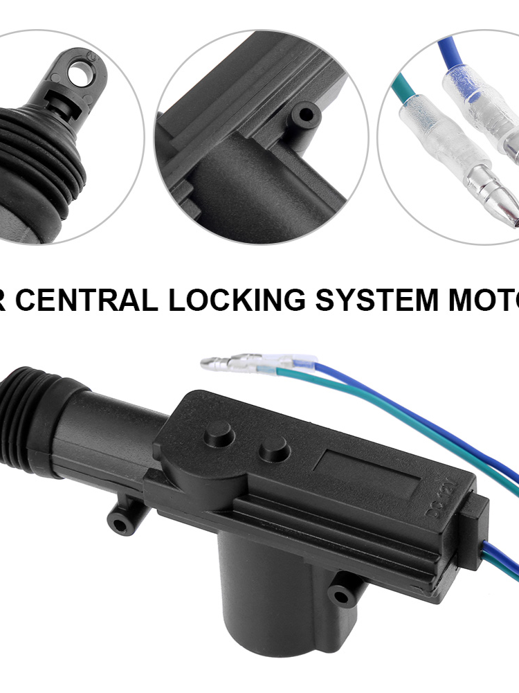 12V 2/5-Draad Auto Vergrendeling Actuator Auto Auto 'S Centrale Deurslot Motor Kit Voor Voertuig Elektrische Deurslot Auto-Accessoires