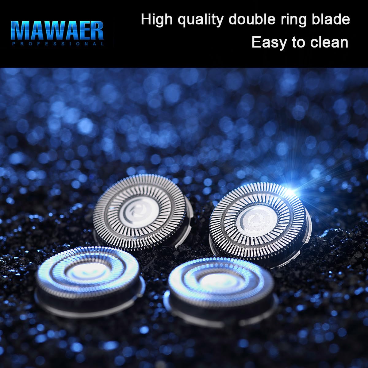 Head Shaver replacement Blades for SKULL SHAVER Pitbull Carver PRO 4 Head Electric Razor Replacement head