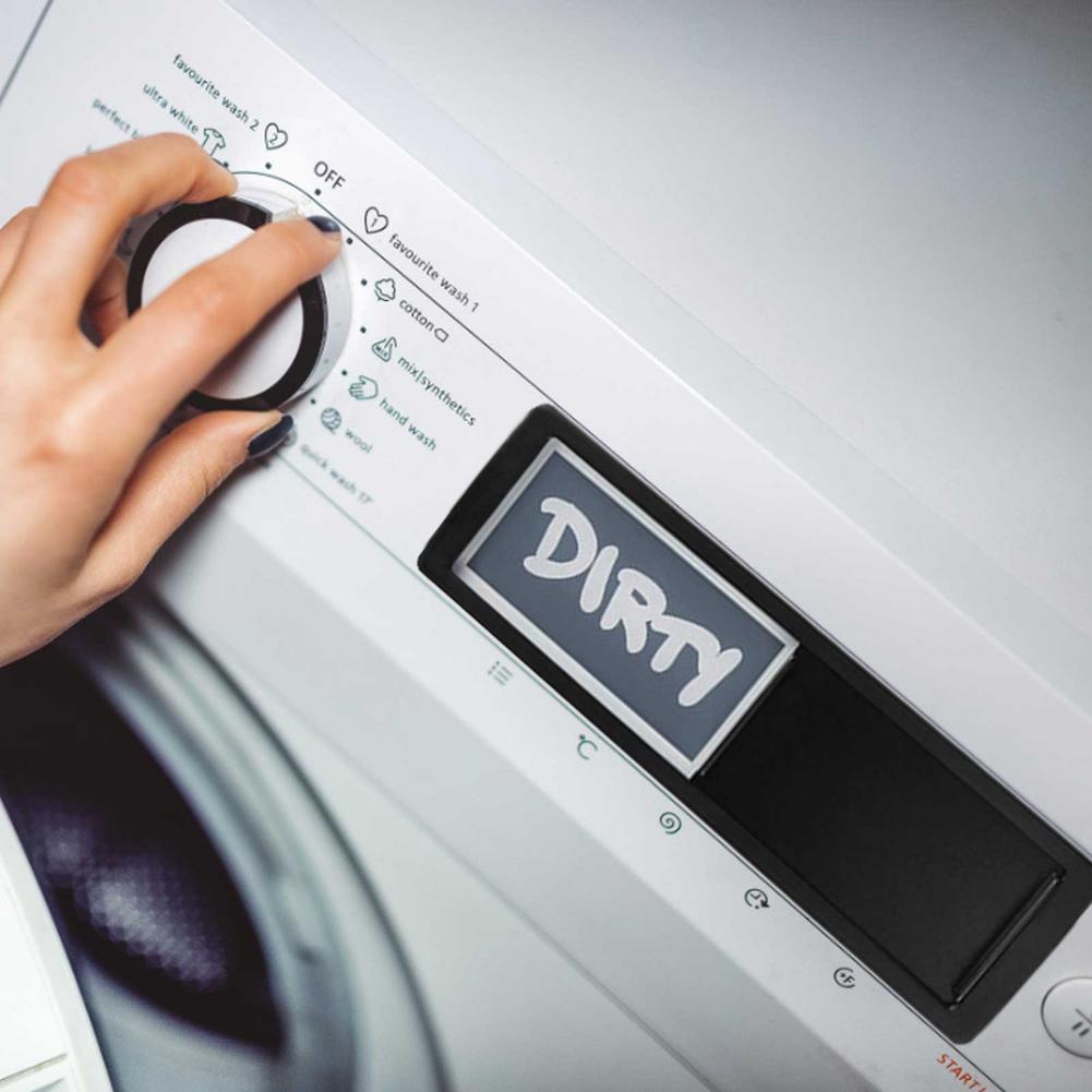 Room Cleaning Tips Cleanliness Signs Hotel Magnetic Signs Metal Dishwasher Magnet Clean Dirty Sign Home Room Decoration