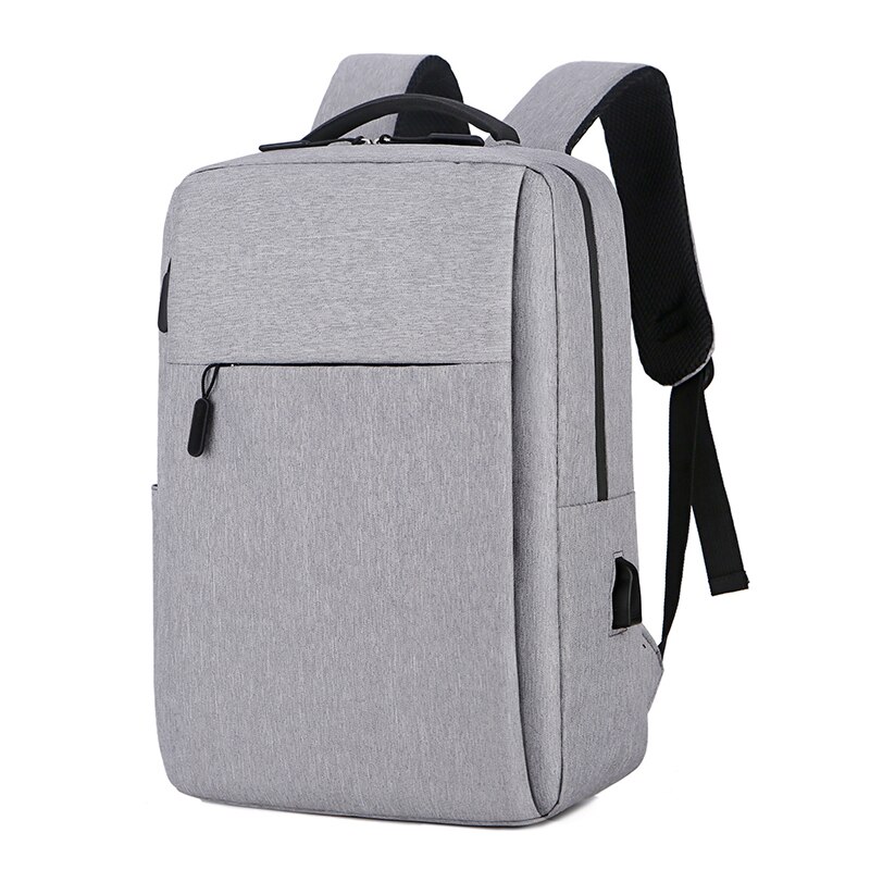 Anti-theft Bag Men Laptop Rucksack Travel Backpack Women Large Capacity Business USB Charge College Student School Shoulder Bags: A-grey