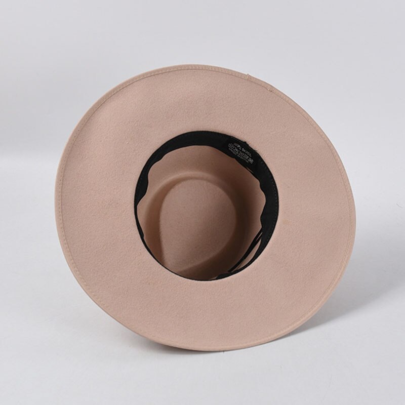 Vilten hoed | Outdoor hoed | 100% wol met lederen band | Waterdicht en oprolbaar | Unisex - bruin - Medium