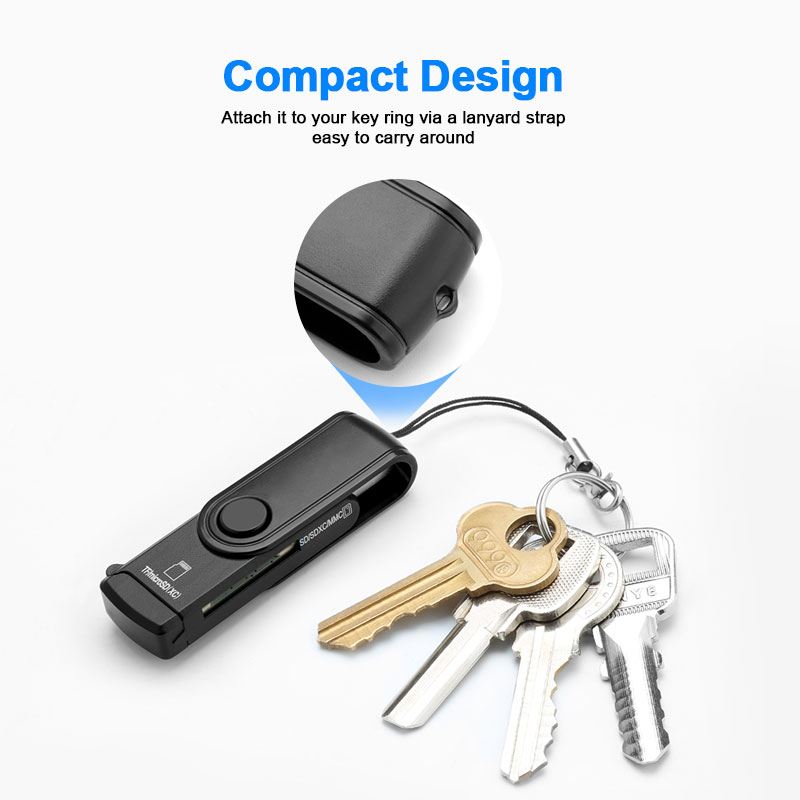 Rocketek USB 3.0 lecteur de carte mémoire multiple OTG Android adaptateur lecteur de carte pour lecteurs Micro SD/TF Microsd ordinateur pc