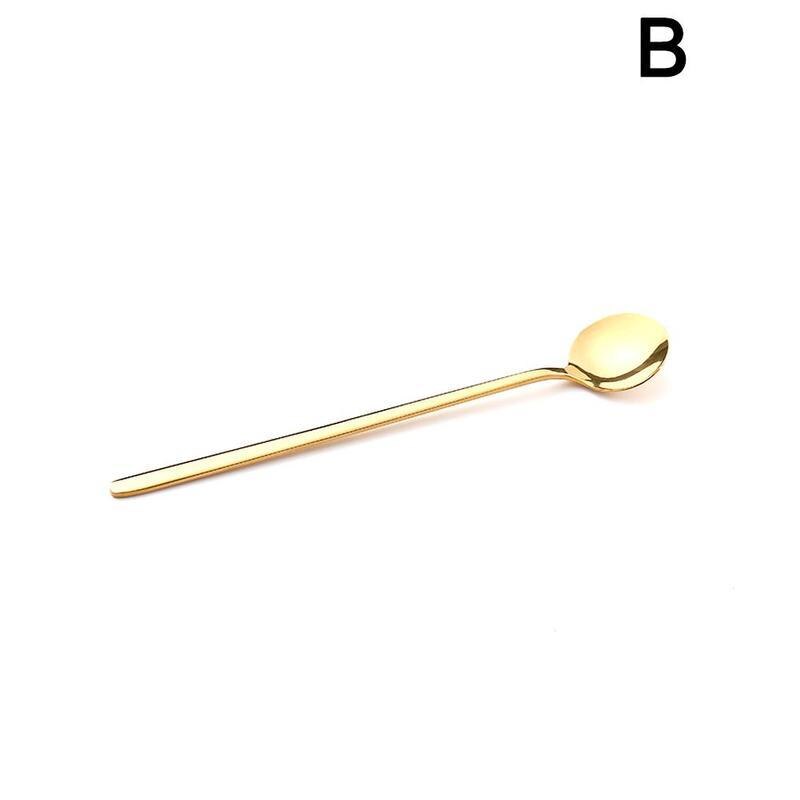 Stainless Steel Cutlery Dessert Coffee Spoon Tea Spoon Bright Stirring Spoon L3F0: B / 17CM