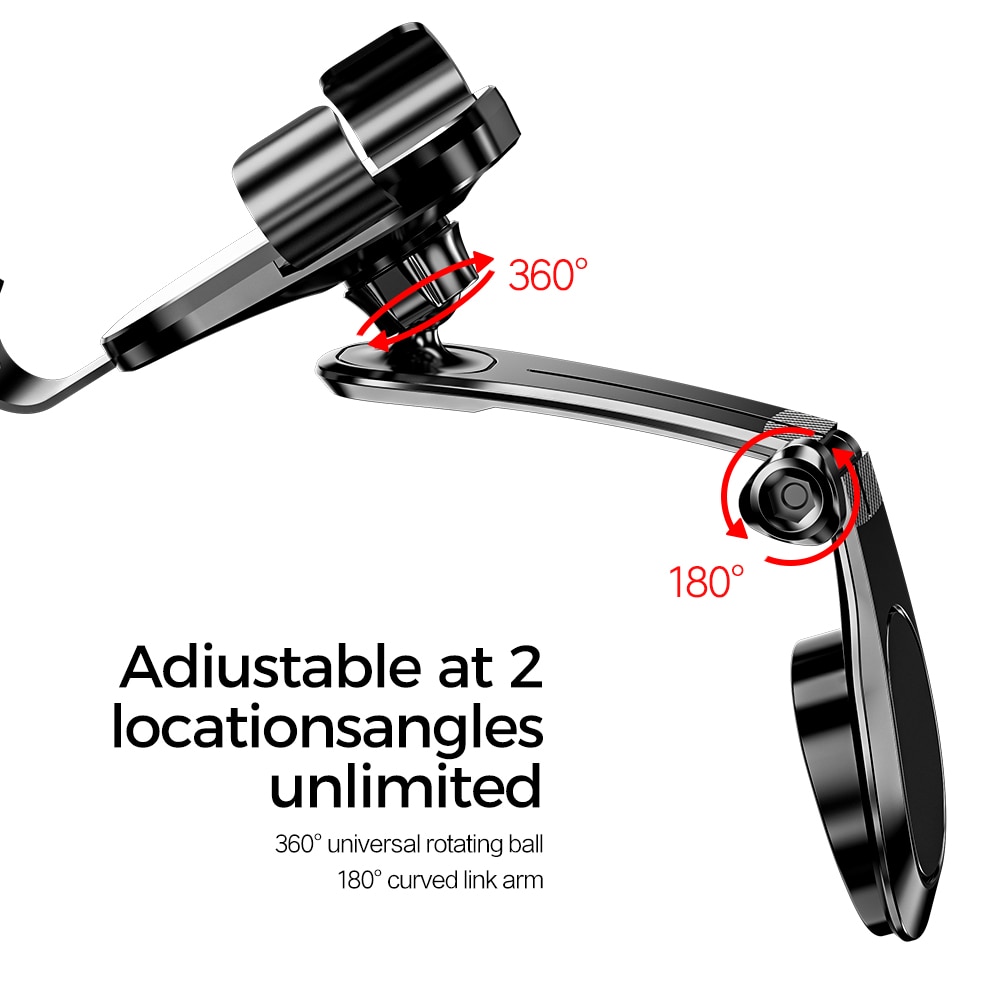 ROCK Spiegel Schwerkraft Auto Telefon Halter Für iPhone 11 X XS Samsung Huawei Dashboard Air Vent Paste Handy Stehen universal
