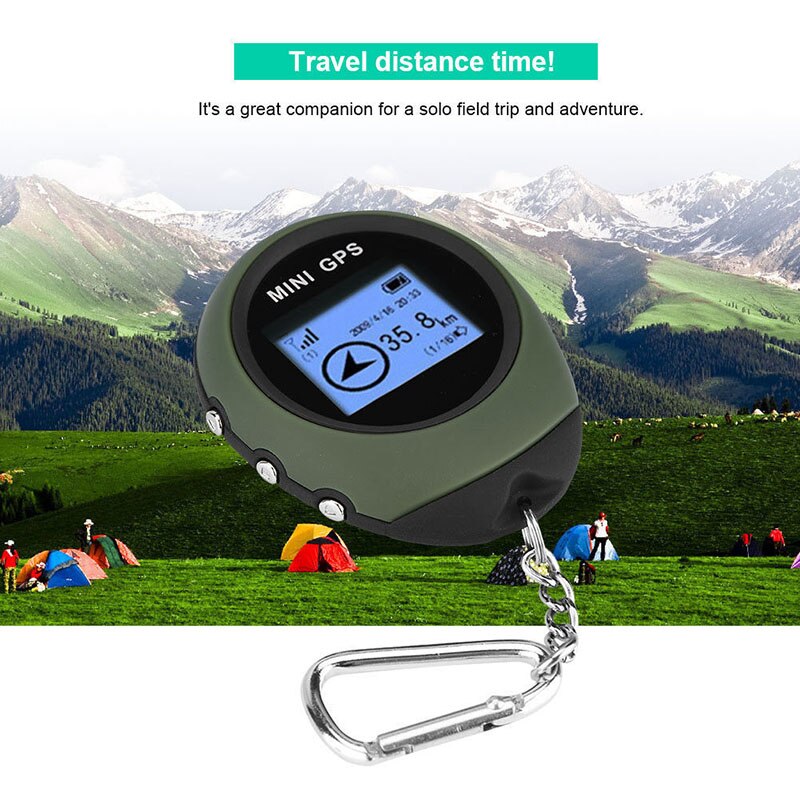 Mini bærbar gps locator udendørs bjergbestigning guide personlig navigator tracker enhed