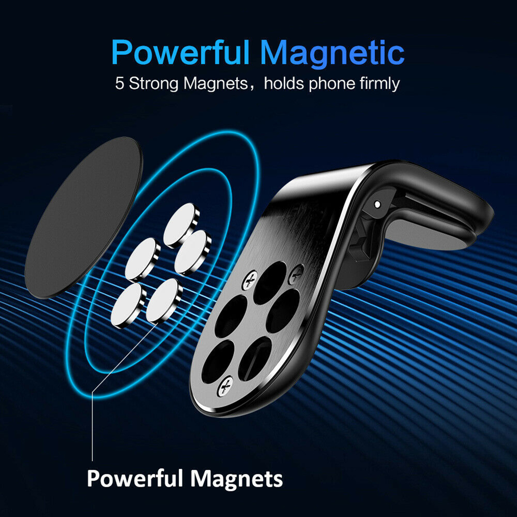 Metalen Magnetische Auto Telefoon Houder Mini Air Vent Clip Mount Magneet Mobiele Stand Voor Iphone Xs Max Voor Xiaomi Smartphones in Auto