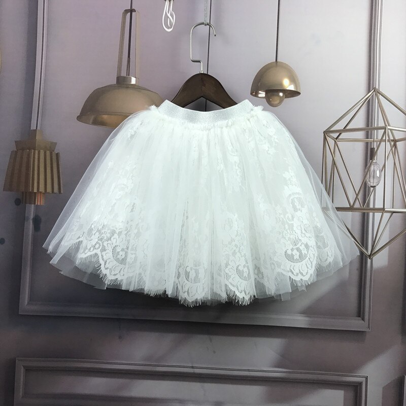 2022 Ins New Fashion Girls gonne 2-10 anni gonne estive per bambini gonna corta in pizzo a rete per ragazze