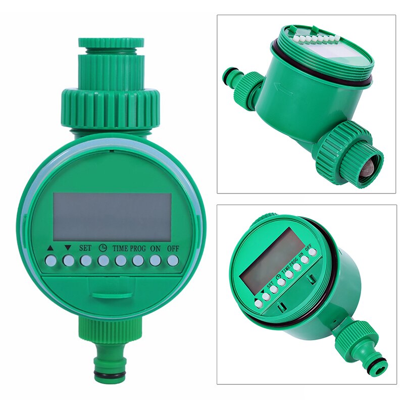 Minuterie Arrosage Automatique Solaire LCD - Contrôleur Irrigation Jardin Économe