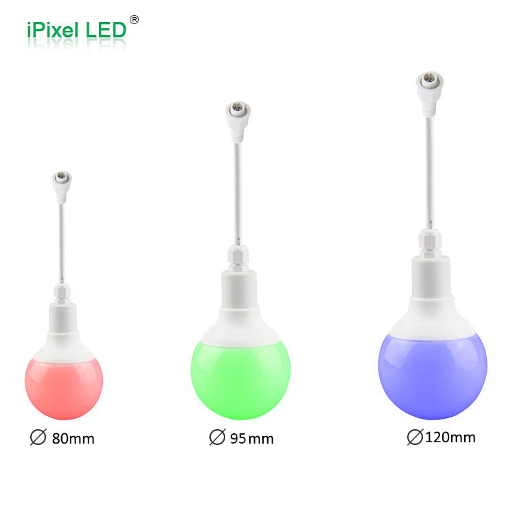 iPixel LED Full color 60mm cabochon led amusement park led pixel light