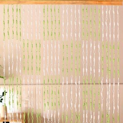 Corn leaves straw door curtains straw braid partition handmade reed curtain hanging room divider screen partition separador de a: 5