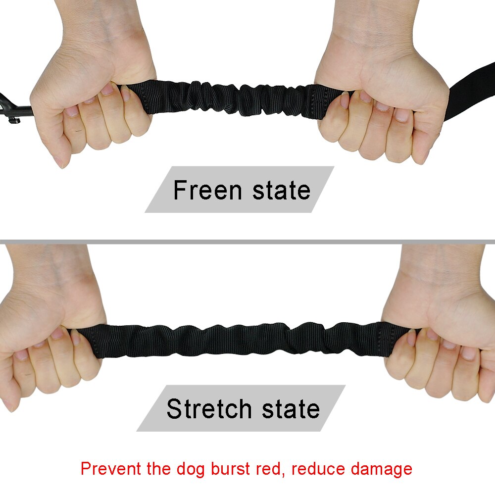 Nylon Geen-Pull 3 Way Pet Hond Lead Riemen Koppeling Huisdier Verstelbare Touw Geen Wirwar Bungee Huisdieren Wandelen Strap 1 Leash Voor 3 Honden