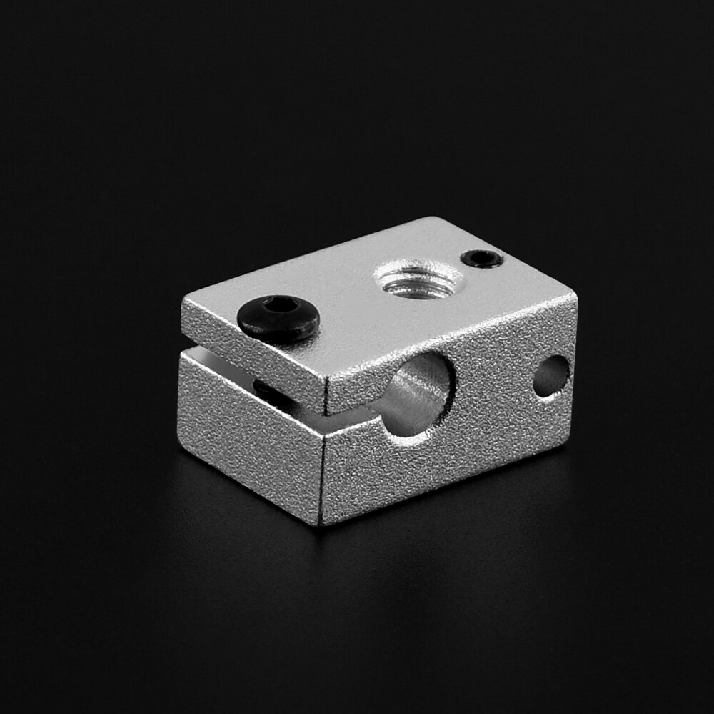 1 sztuk 3D drukarki Accessorie aluminium V6 blok grzewczy robić wytłaczarki RepRap dla HT-NTC100K HotEnd podgrzewacz gorący koniec ogrzewania: Default Title