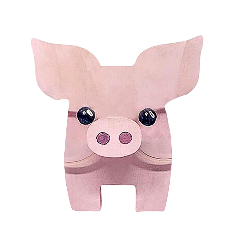 Wooden Animal Glasses Holder Handmade Eye Sunglasses Display Stand Tabletop Decoration for Office Desk Home Decors