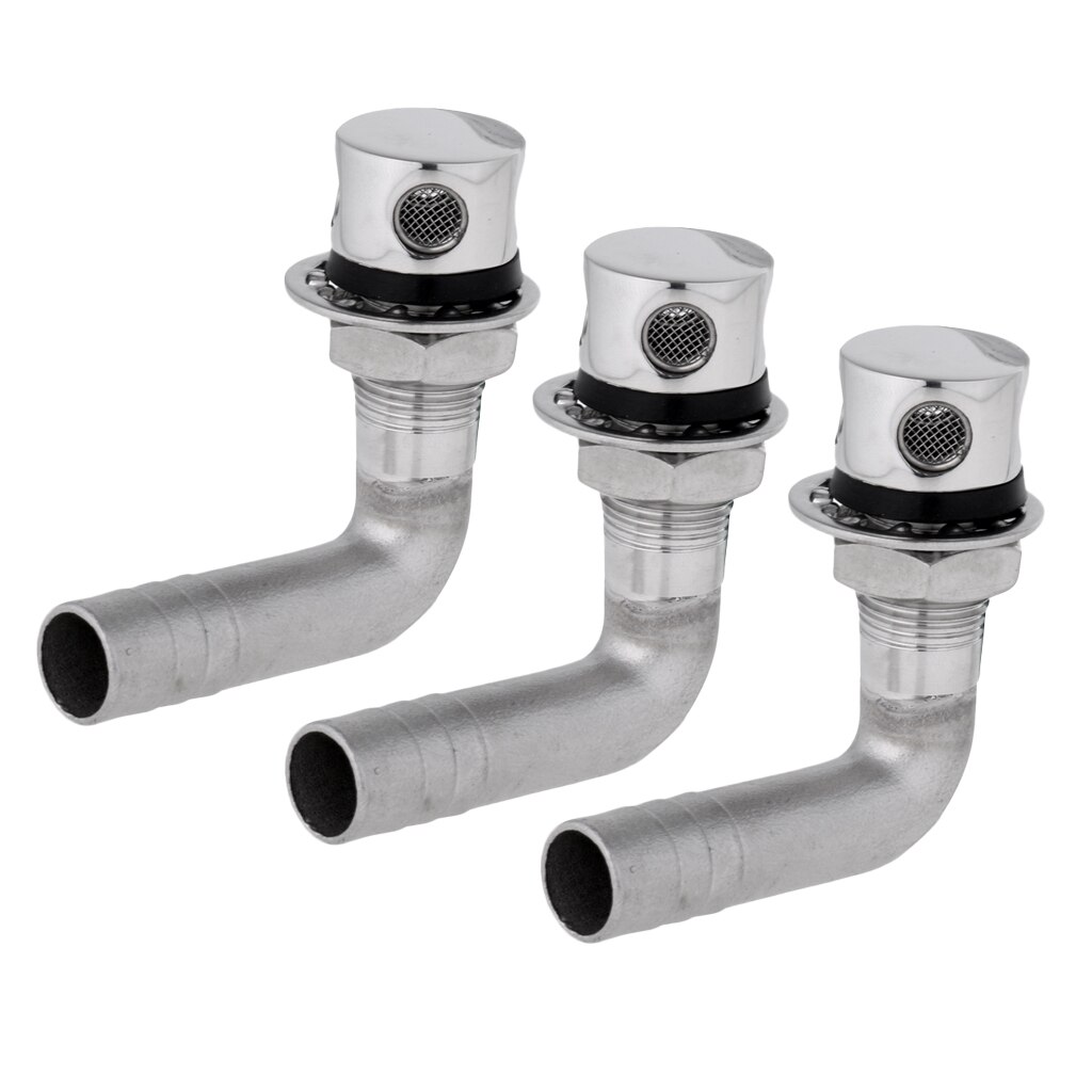 3pcs Tank Gas Fuel Cap Valve Vent, Breather Hose Tube Valve Ventilation for Boat/Yacht/Car
