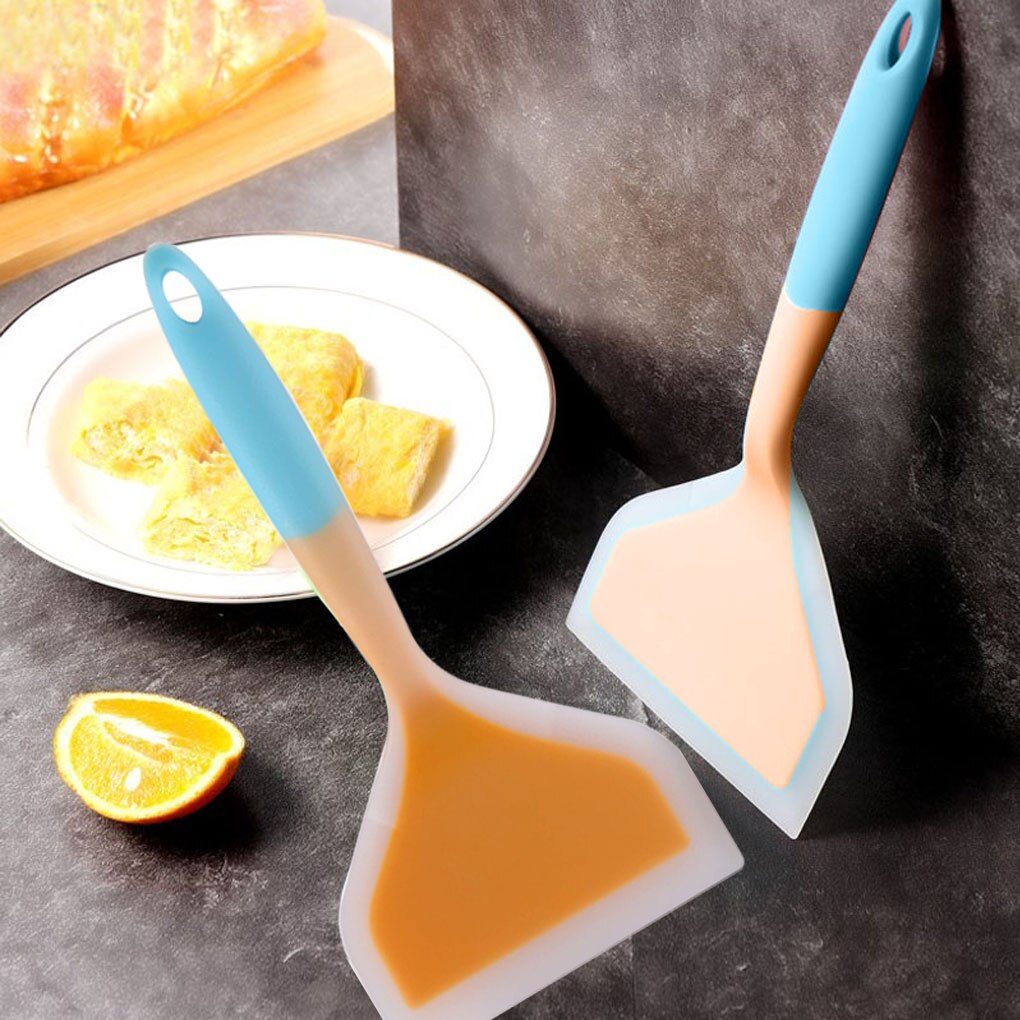 Spatula Silicone Nylon Spatula Heat-resistant Scraper for Kitchen Baking Cooking