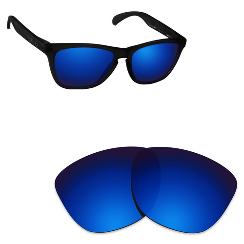 Verres de rechange polarisants Oakley Frogskins | Verres de rechange, variétés de montures, pour Oakley Frogskins: Midnight Blue