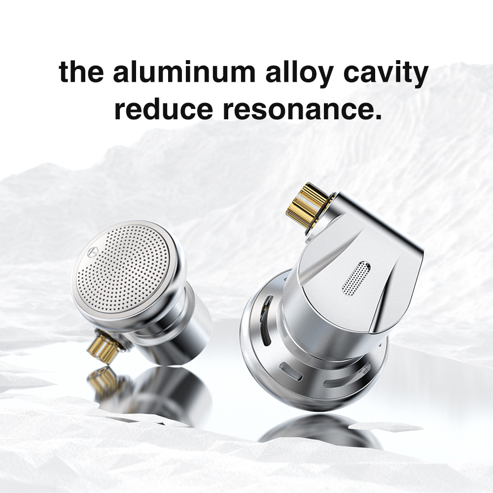 TRN EMX 14,2 mm dynamiczne flagowe słuchawki monitorujące słuchawki z redukcją audiofilskie metalowe płaskie zatyczki do uszu 3,5/2,5/4,4