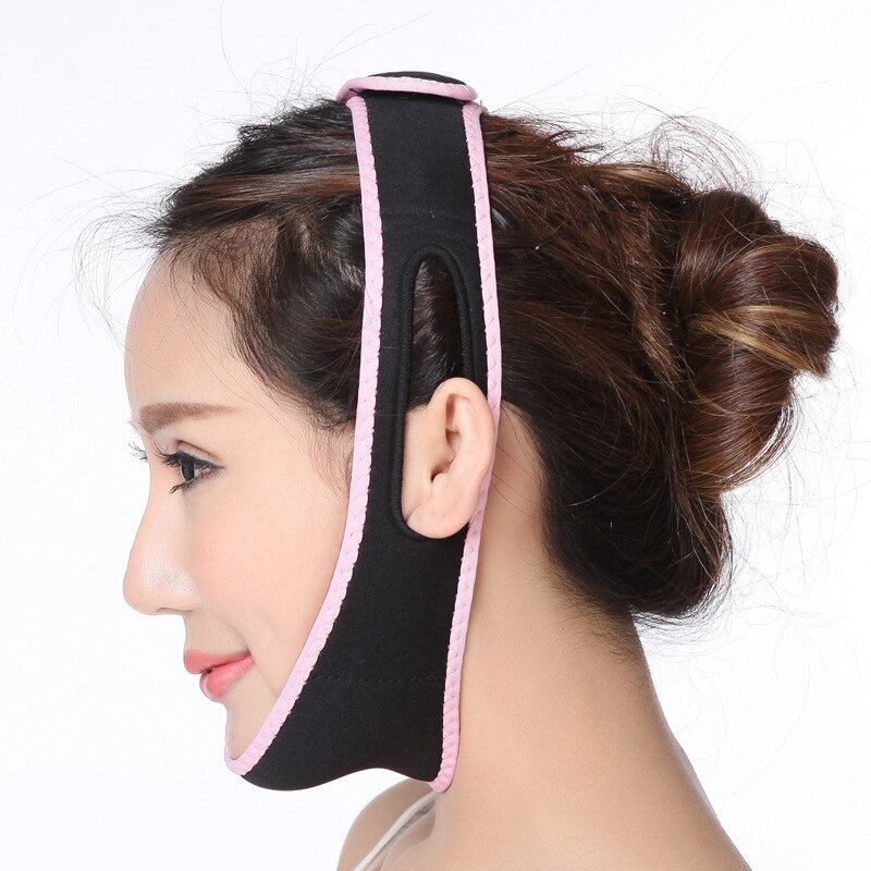 1Pc V-Vormige Gezicht Tapes Anti Rimpels Slappe Huid Care Beauty Tool Facelift Bandage Riem Voor Facial afslanken Verminder Dubbele Kin