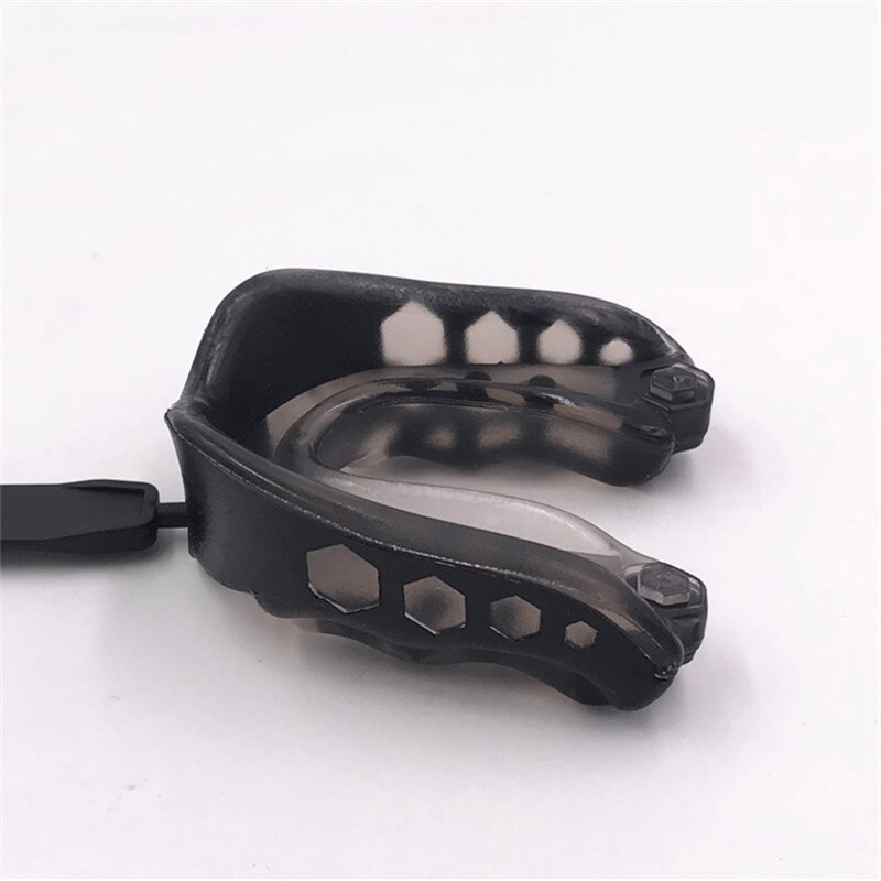 Rugby Mouth Guard Grade Tooth Protector Muay Football Shock Sports Mouthguard Lip Protection Boxing Basketball Black