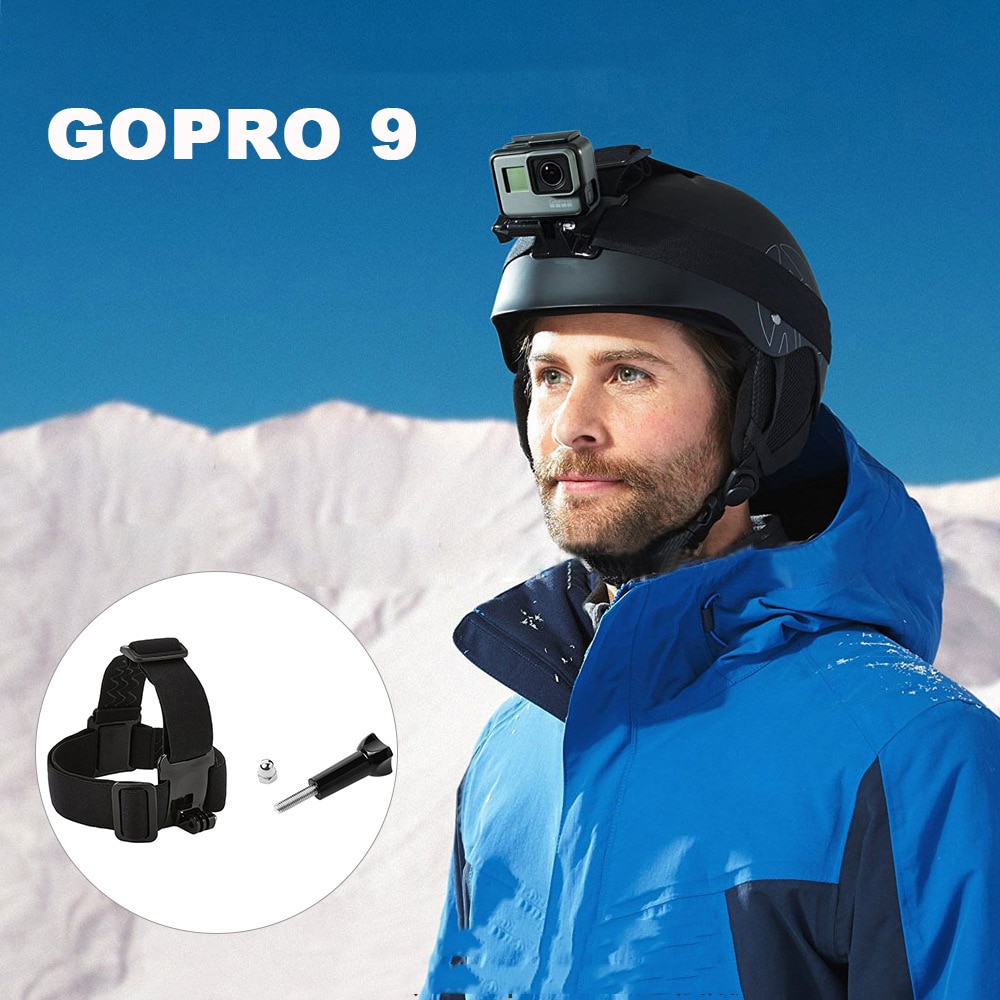 Head Strap Voor Go Pro 9 Mount Riem Verstelbare Hoofdband Antislip Hoofdband Sessie Voor Gopro Dji Osmo Actie Camera accessoires