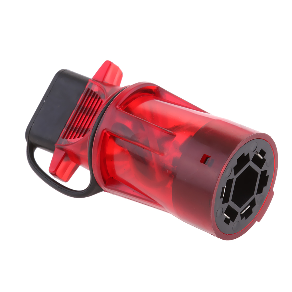 Trailer RV Motorhome Light Adaptor Converter 7 Pin to 4 Wire 4 Pin Flat Wiring Red Pure Copper Contact Point Environmentally
